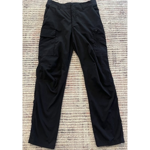 Athleta Pants - Athleta Pants Women Black Size 6 Mid Rise Trekkie Utility Cargo Straight Leg